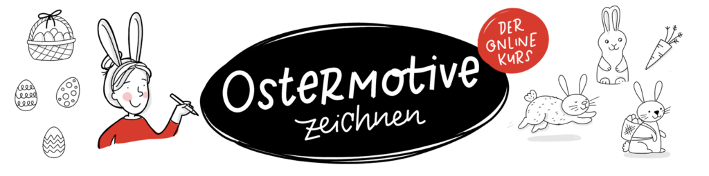 Ostermotive malen - Sketchnote Love