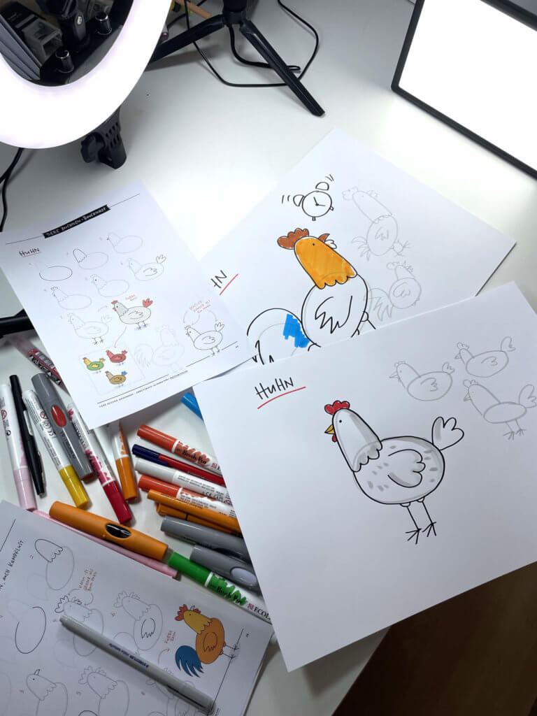  Tiere zeichnen Bauernhof - Sketchnote Love Bildidee 