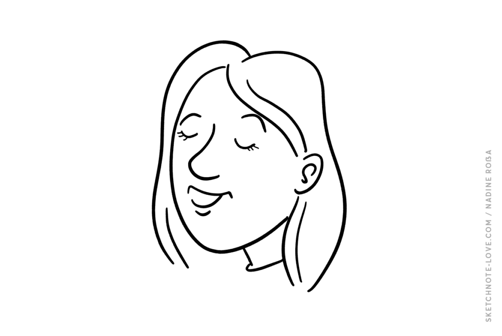 Einfache Gesichter zeichnen – eine Anleitung - Sketchnote Love